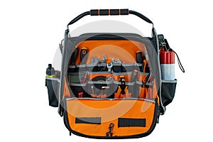 Tool Bag with Various Hand Tools