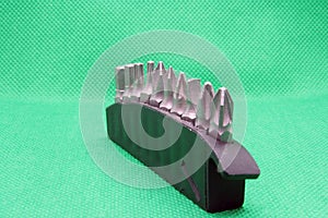 Tool bits. Part of screwdriver tool. Home tools. House tools.