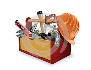 Tool Box with Tools