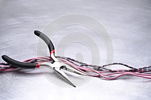 Tool and cable for electrical installation