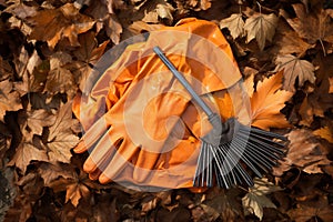 Tool cleaning autumn fall leaves seasonal