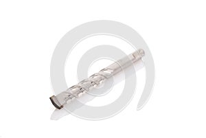 Tool. Drill for drilling concrete stone and brick. White isolated background. Drill bit for Hammer drill on a white background.