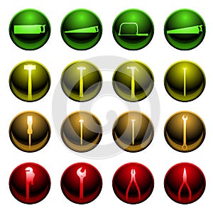 Tool icon set photo