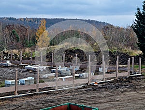 tool for laying interlocking paving. Continuously adjustable