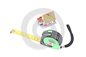 The tool for measurement of length and little hous