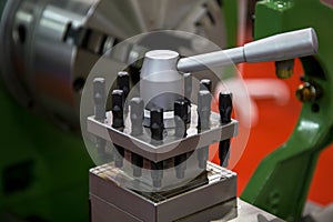 Tool post on lathing machine