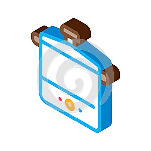 Tool Sterilizer isometric icon vector illustration