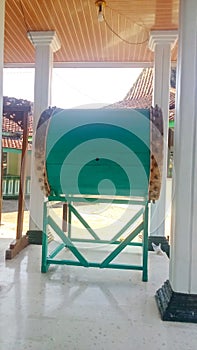 a tool to mark the start of prayer time for Muslims which is sounded in every mosque