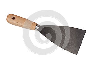 Tool trowel isolated on white background