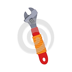 tool wrench cartoon vector illustration