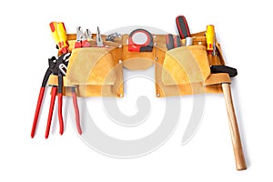 Toolbelt with various tools