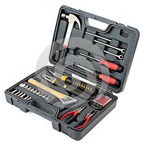 Toolbox with assorted tools