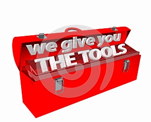 Toolbox we give the tools red