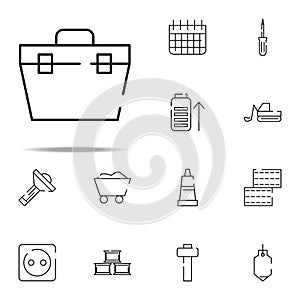 toolbox icon. construction icons universal set for web and mobile