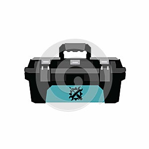 45/5000 toolbox icon design in flat style photo