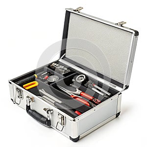 Toolbox isolated on white background