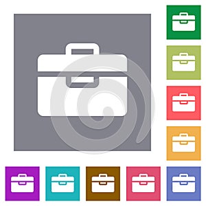 Toolbox solid square flat icons
