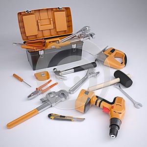 Toolbox and tools photo