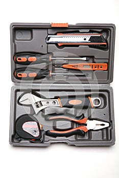 Toolbox with various tools