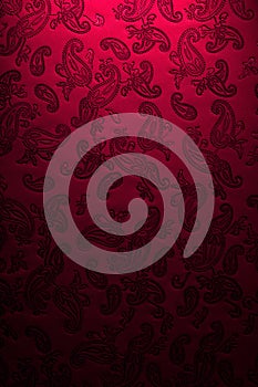 Tooled floral pattern  leather texture