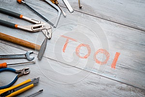 Toolkit and written Tool close up