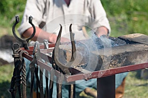 Tools of the blacksmith.