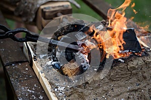 Tools of the blacksmith.