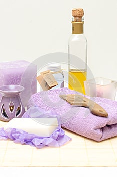 Tools for body care in the spa salon