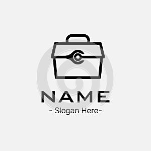 Tools Box icon. concept web buttons. vector illustration. Flat design style