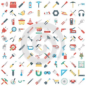 Tools Color Vector Icons set every single icon can easily modify or edit