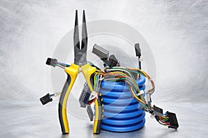 Tools and components of electrical installations