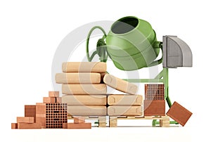 Tools of a construction site