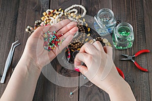 Tools for creating fashion jewelry in the manufacturing process