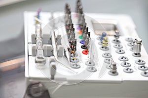 Tools for dental prosthetist drill box set