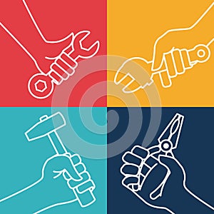 Tools design, vector illustration.