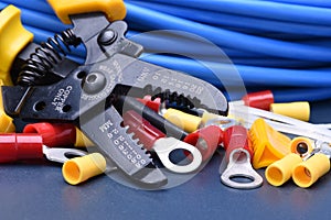 Werkzeuge Elektriker a kabel 