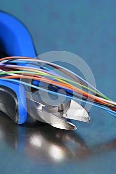 Tools for electrician and cables