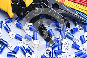 Tools for electrician and electrical cables
