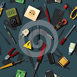 Tools for electrician. Repair of radio electronic and microprocessor equipment. Spare parts components and service