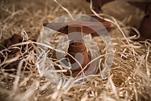 Tools figures made of chocolate is very popular thing to buy at Lviv, Ukraine.