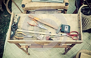 Tools for handicraft work photo