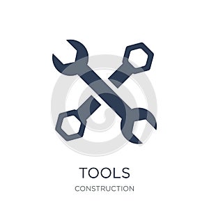 Tools icon. Trendy flat vector Tools icon on white background fr