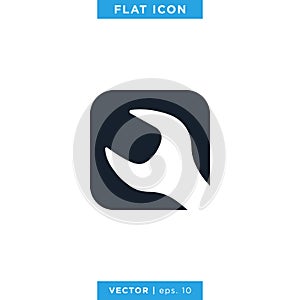 Tools Icon Vector Logo Design Template. Wrench Icon