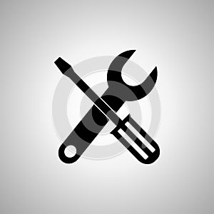 Tools icon, Tools icon vector, Tools icon symbol.