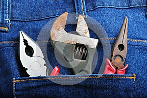 Tools in Jeans Back Pocket 4 photo