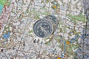 Tools for the journey - map and compass.
