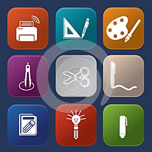 Tools learning icon