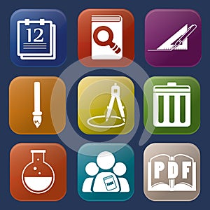 Tools learning icon