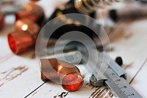 Tools and materials for brazing copper pipes