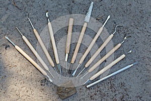 Tools for qualitative cleaning of finds in archeology